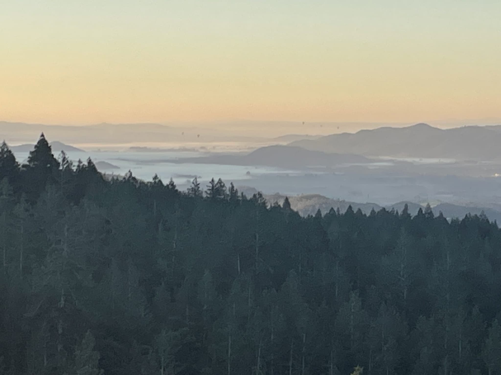 Morning fog over the valley